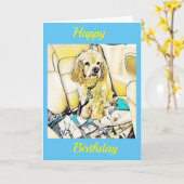 人生で愛する「私たちの乗り」幸せ「あなた！」 カード (黄色い花)