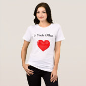 人生で最も大切にすべきものは互いである2 トライブレンドTシャツ (正面全面)