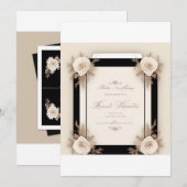 人生で最も美しい瞬間 招待状 (正面/裏面)