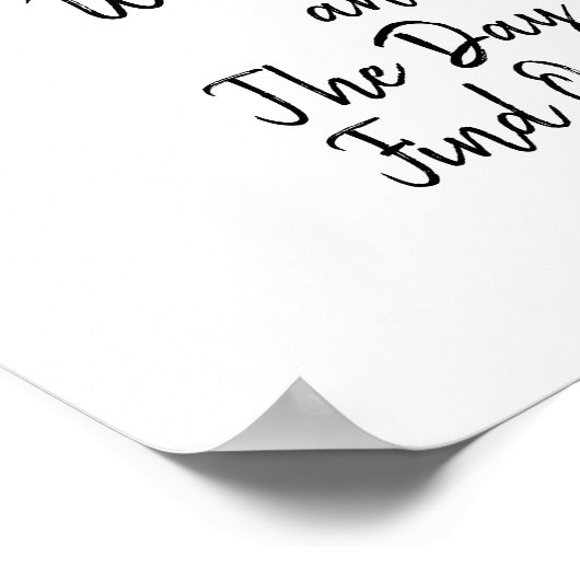 人生で最も重要な2つの日 やる気を起こさせる ポスター (角)