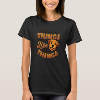 人生で最高なことはモノじゃない ゴールド Tシャツ