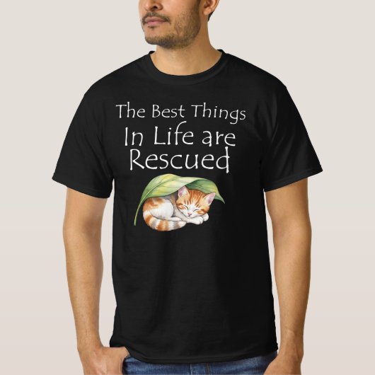 人生で最高のものは保護されている Tシャツ (正面)