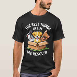 人生で最高のものは救われる あったかい気持ちになれるデザイン Tシャツ