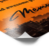 人生で誰かを責めない フォトプリント            (角)