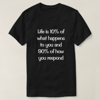 人生とはTシャツの反応 Tシャツ