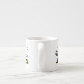 人生とテキーラのユーモア エスプレッソカップ (裏面)