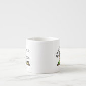 人生とテキーラのユーモア エスプレッソカップ (正面)