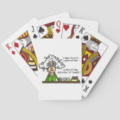 人生とテキーラのユーモア トランプ (裏面)