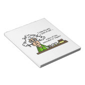 人生とテキーラのユーモア ノートパッド (アングル)