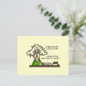 人生とテキーラのユーモア ポストカード (スタンド正面)