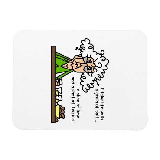 人生とテキーラのユーモア マグネット (横)