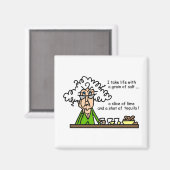 人生とテキーラのユーモア マグネット (正面/裏面)