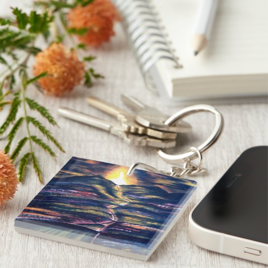 人生と休息場所の道 キーホルダー (正面右)