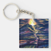 人生と休息場所の道 キーホルダー (正面)