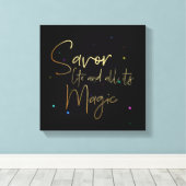 人生と全ての魔法.... 12x12キャンバス キャンバスプリント (インサイチュ (ウッドフロア))