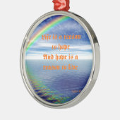 人生と希望 メタルオーナメント (左)