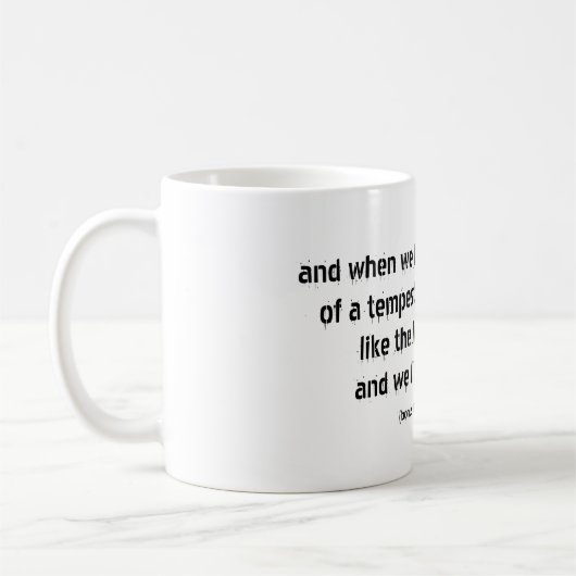 人生と愛に関する詩 コーヒーマグカップ (左)