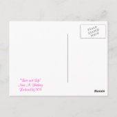 人生と愛のはがき ポストカード (裏面)