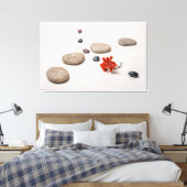 人生と愛の線 キャンバスプリント (インサイチュ (寝室))