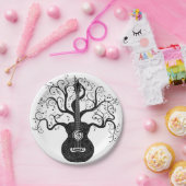 人生と音楽のギターの木 ペーパープレート (パーティー)