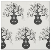 人生と音楽ノートのギターツリー ファブリック (見本)