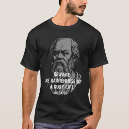人生についてのソクラテスの名言 Tシャツ