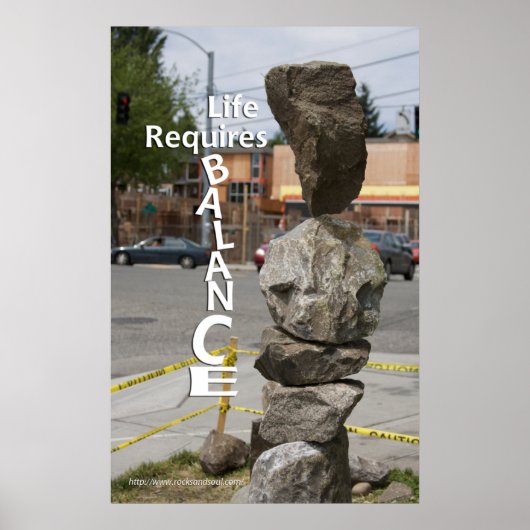 人生にはバランスが必要 ポスター (正面)