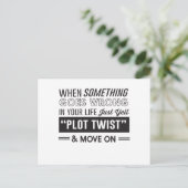 人生に何か問題が起きたら、ただ叫ぶだけだ ポストカード (スタンド正面)