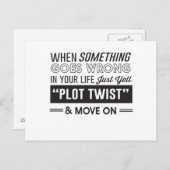 人生に何か問題が起きたら、ただ叫ぶだけだ ポストカード (正面/裏面)