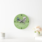人生に参加 ラウンド壁時計 (ホーム)