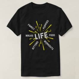 人生に喜びをもたらす幾つかの事のスプラッシュ Tシャツ