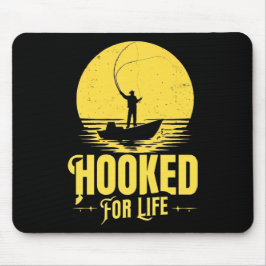 人生に夢中だ。 マウスパッド