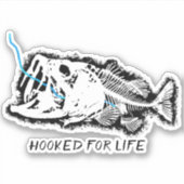 人生に夢中になっている シール (正面)