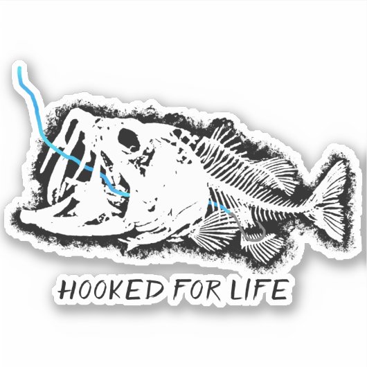 人生に夢中になっている シール (正面)