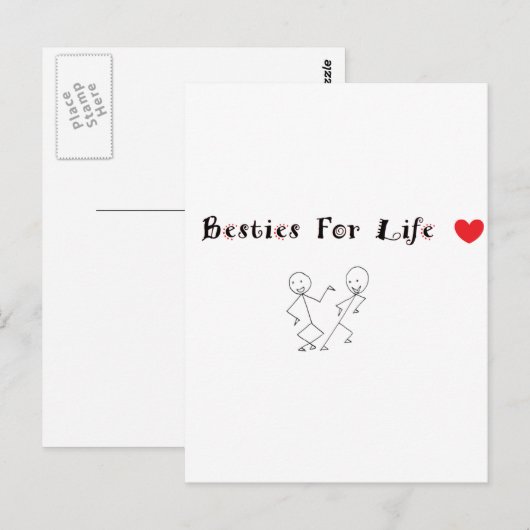 人生に対する愛情 ポストカード (正面/裏面)