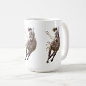 人生に対する熱意 コーヒーマグカップ (正面右)