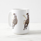 人生に対する熱意 コーヒーマグカップ (正面左)