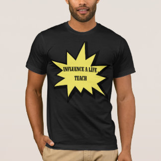 人生に影響を与えよう 教える 教師 感謝 Tシャツ
