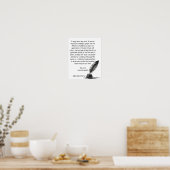 人生に成功した – ラルフ・エマーソン引用文 ポスター (キッチン)