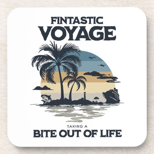 人生に歯を立てるFintastic Voyage コースター (正面)