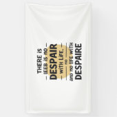 人生に絶望はない 横断幕 (縦)