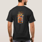 "人生に飛び込むTシャツ – やる気を起こさせるTシャツ Tシャツ (裏面)