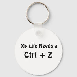 人生にCtrl + Zが欲しい キーホルダー