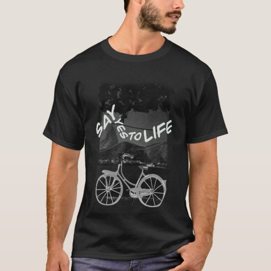 人生にYesを言う Tシャツ (正面)