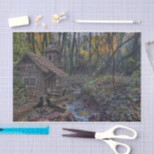 人生のおとぎ話の森の実在中室 薄葉紙 (クラフト)