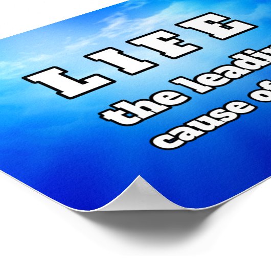 人生のおもしろい冗談 ポスター (角)