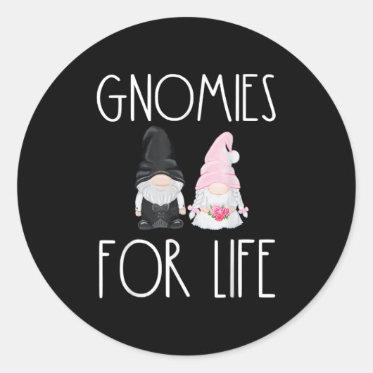 人生のおもしろい格言結婚新郎新婦M ラウンドシール (正面)