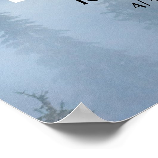 人生のお祝いあなたの写真をダウンロード葬儀 ポスター (角)