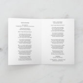 人生のお祝いのモダンなプログラムデザイン プログラム (内部)