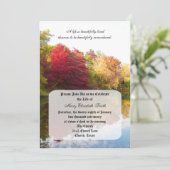 人生のお祝いの招待状 招待状 (スタンド正面)